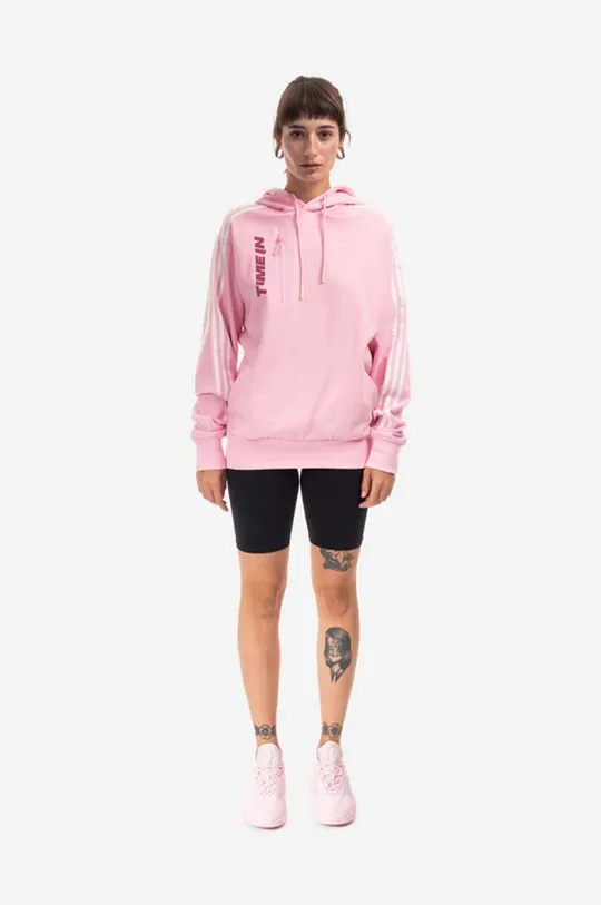 adidas cotton sweatshirt adidas x Ninja Time In pink