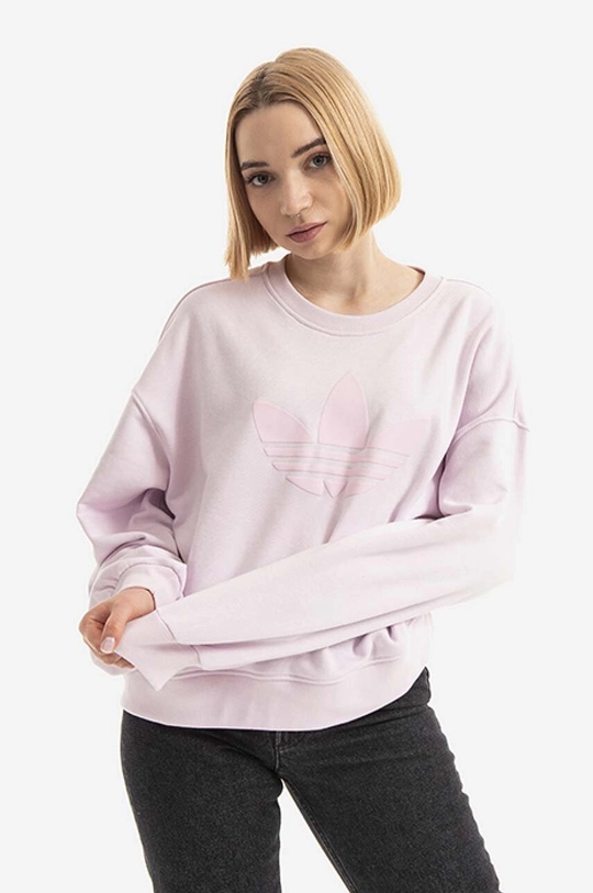 roza Dukserica adidas Originals Ženski