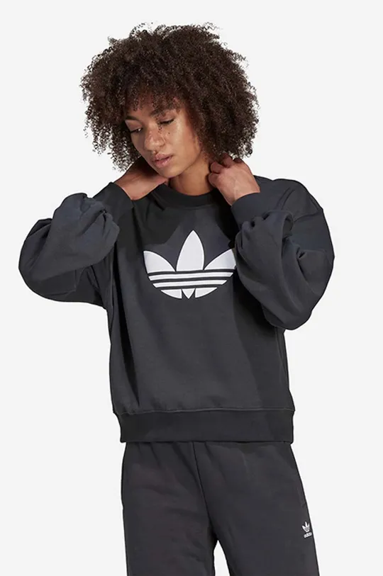 черен Суичър adidas Originals Жіночий