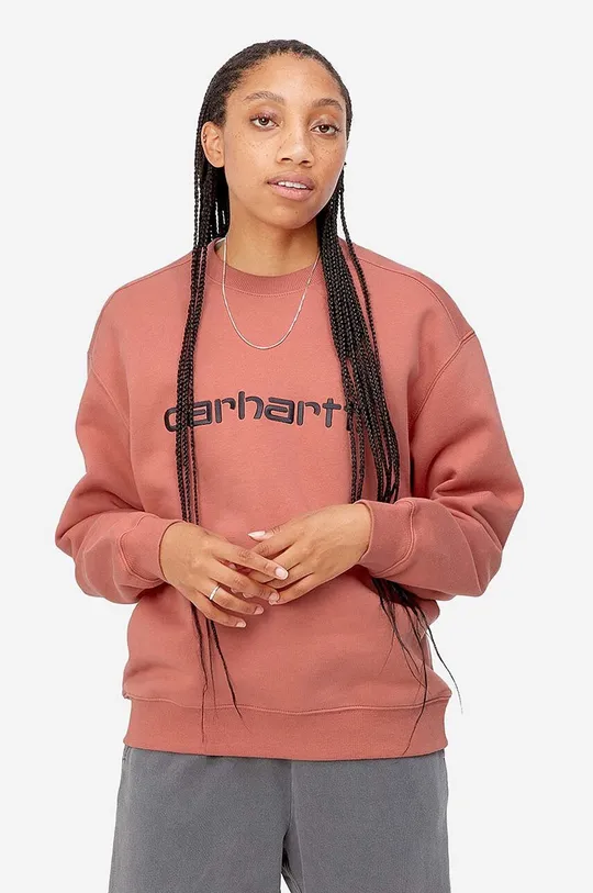pink Carhartt WIP cotton sweatshirt Women’s