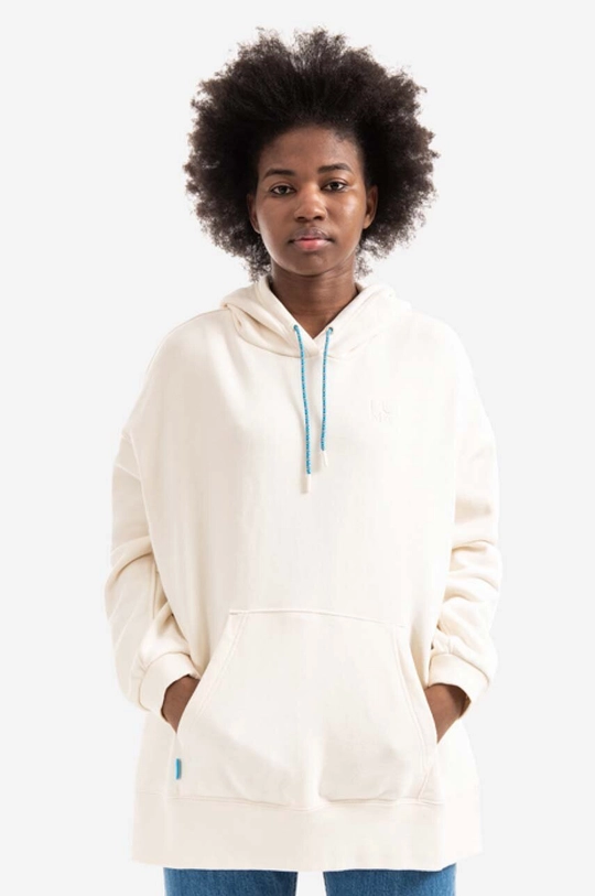 μπεζ Βαμβακερή μπλούζα Puma Infuse Hoodie Pristine Γυναικεία