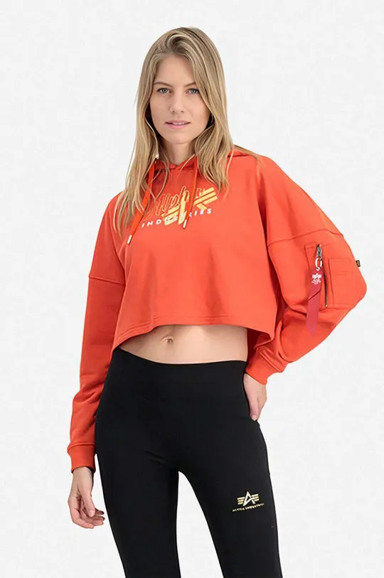 orange Alpha Industries sweatshirt Women’s