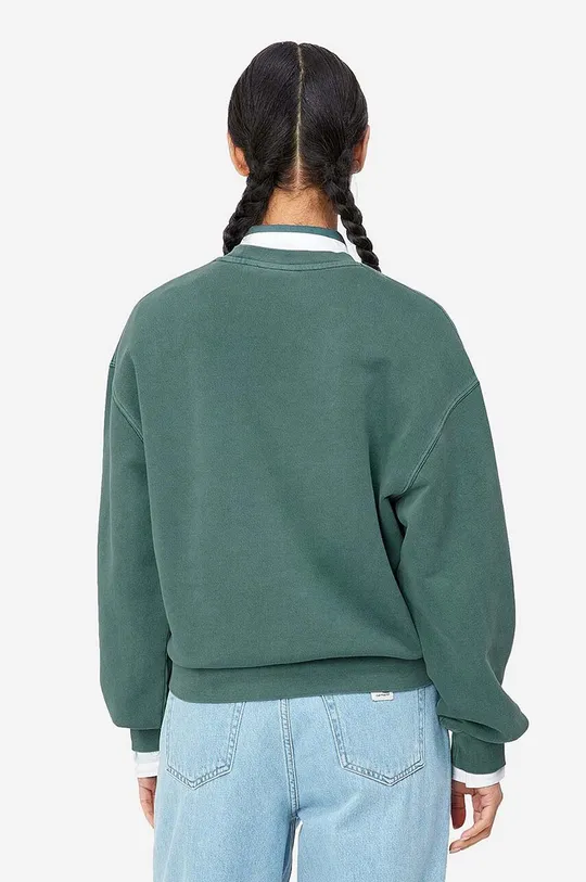 Carhartt WIP cotton sweatshirt W' Nelson Sweat I029537 green