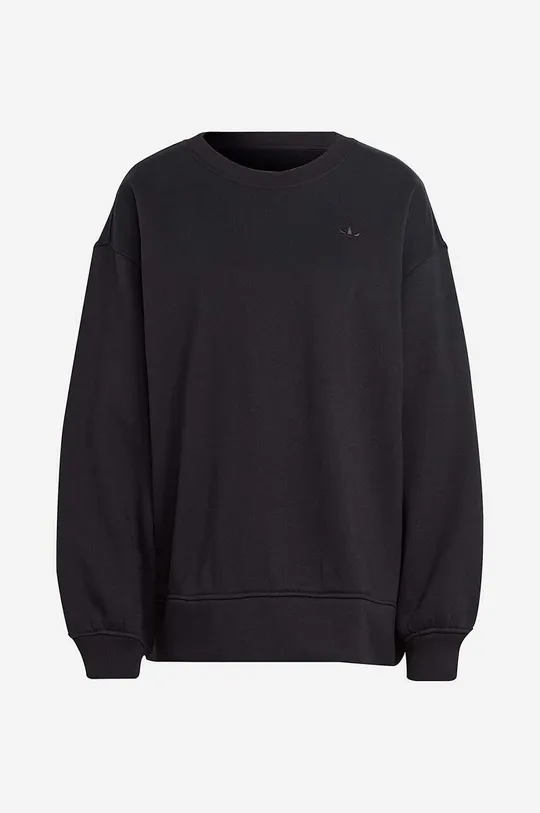 black adidas cotton sweatshirt Essentials