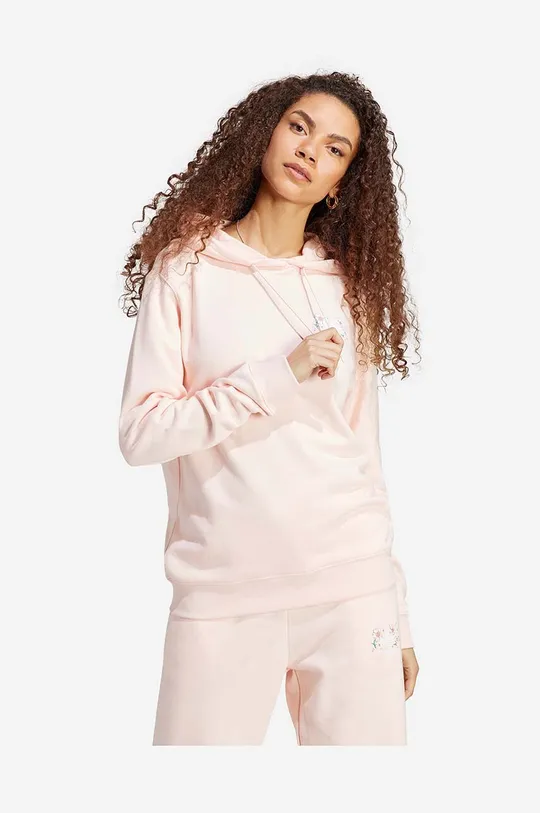 розовый Хлопковая кофта adidas OS Женский