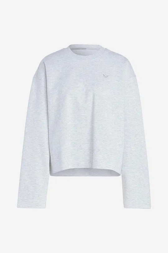 Mikina adidas Essentials Short Sweater sivá