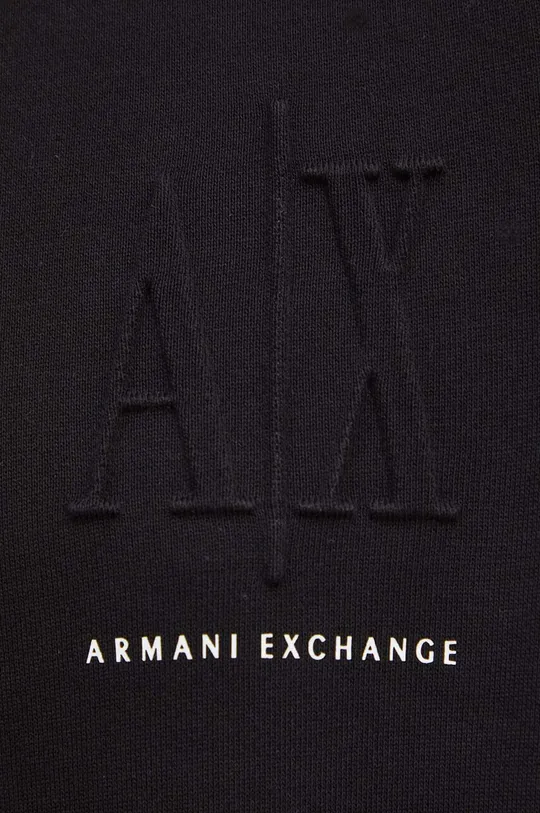 Бавовняна кофта Armani Exchange 8NYM03.YJ68Z.NOS чорний