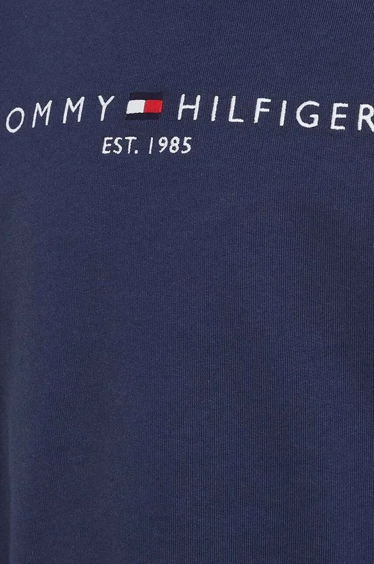 tmavomodrá Detská bavlnená mikina Tommy Hilfiger