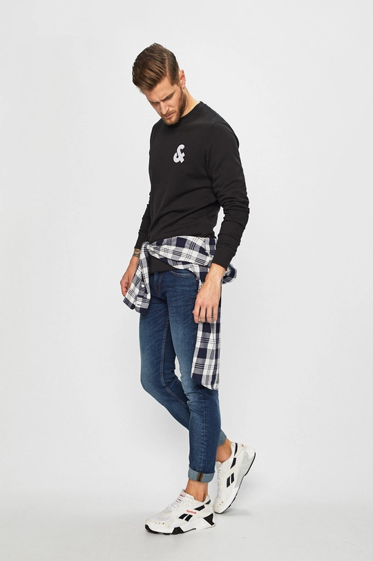 Jack & Jones - Bluza 12155398 negru AA00