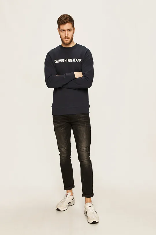 Calvin Klein Jeans - Bluza J30J307757.NOS granatowy