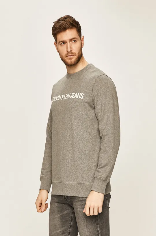 grigio Calvin Klein Jeans felpa Uomo