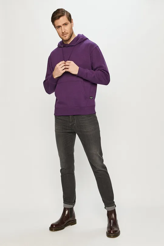 Jack & Jones Bluza fioletowy