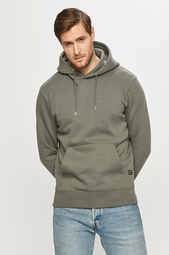 szary Jack & Jones Bluza Męski