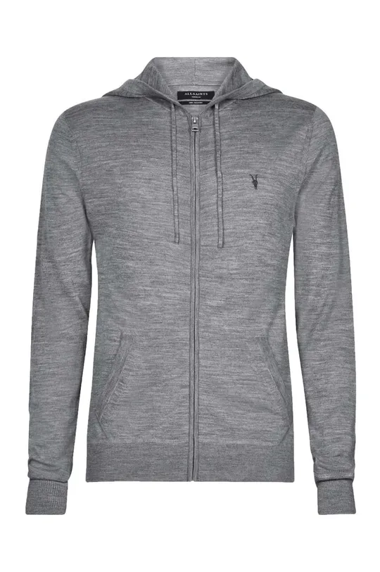 AllSaints - Μπλούζα Mode Merino Zip Hood