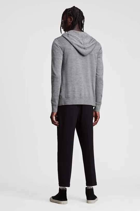 AllSaints - Μπλούζα Mode Merino Zip Hood