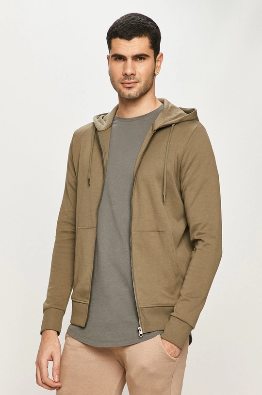 zielony Jack & Jones - Bluza Męski