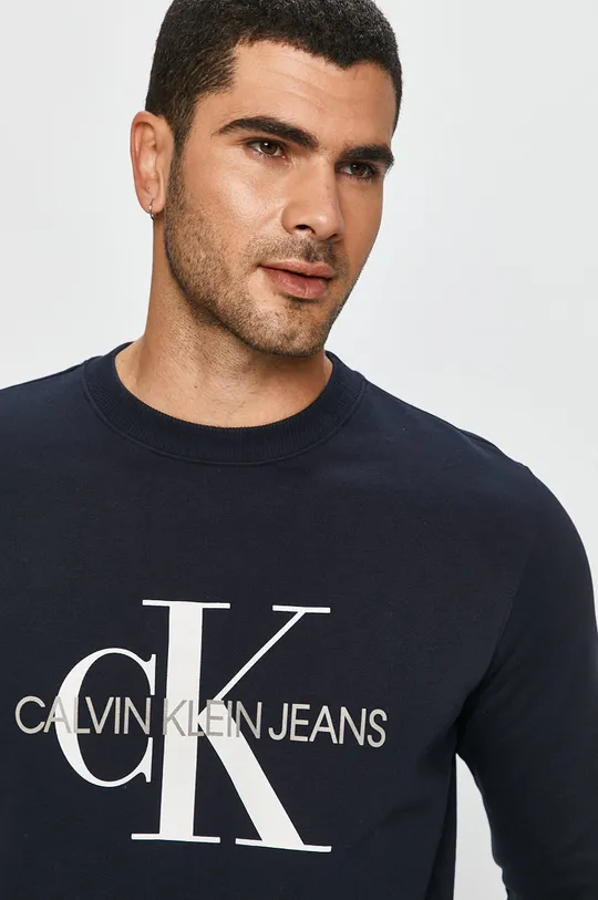 granatowy Calvin Klein Jeans - Bluza J30J314313.NOS