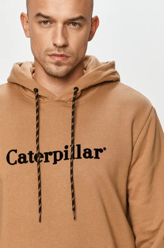 бежевий Caterpillar - Бавовняна кофта