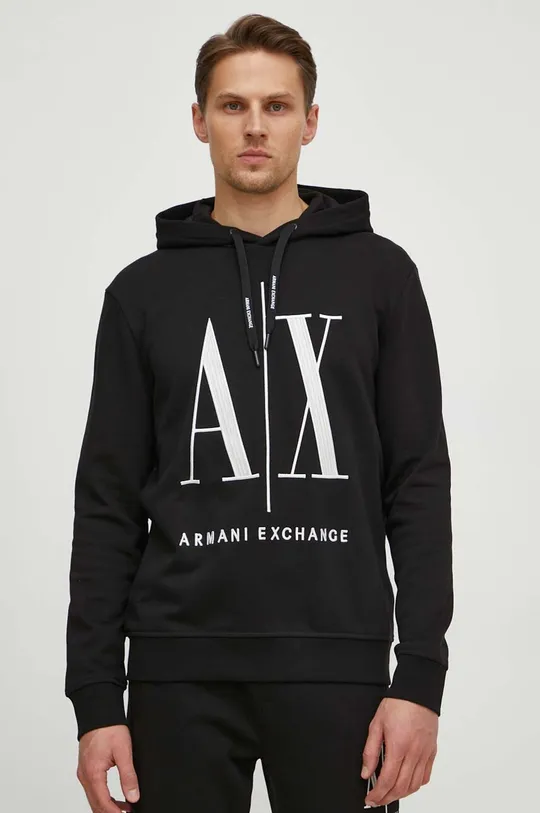 Armani Exchange - Μπλούζα μαύρο