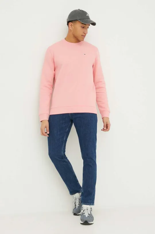 Μπλούζα Tommy Jeans ροζ