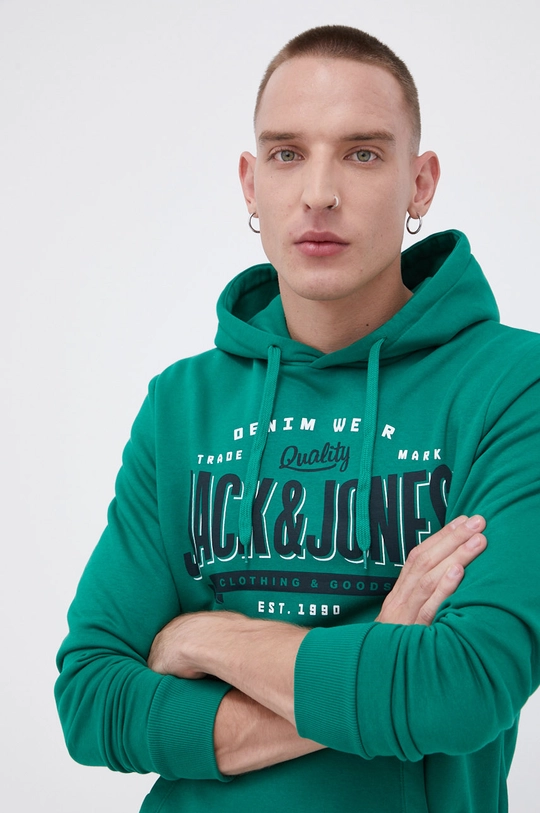 zielony Jack & Jones Bluza