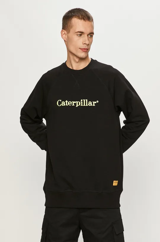 czarny Caterpillar - Bluza Męski