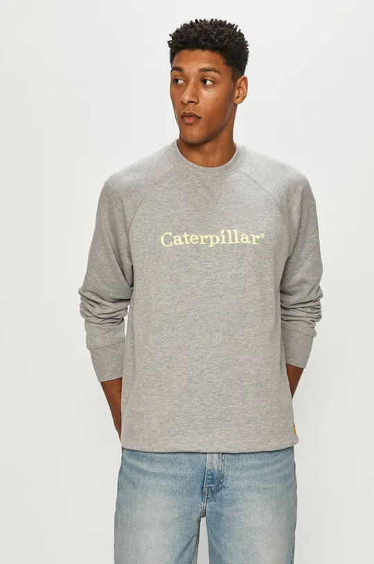 siva Caterpillar Majica Moški