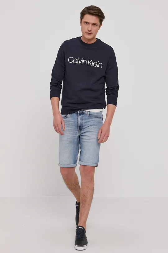Calvin Klein Majica mornarsko modra