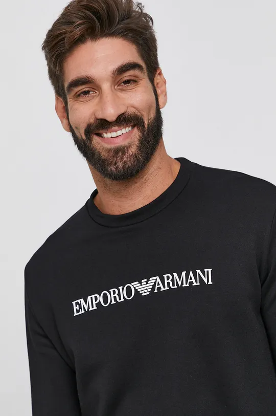 μαύρο Μπλούζα Emporio Armani Ανδρικά
