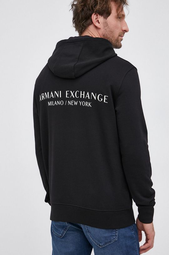 Armani Exchange Bluza Materiał zasadniczy: 100 % Bawełna, Podszewka kaptura: 100 % Bawełna, Ściągacz: 97 % Bawełna, 3 % Elastan
