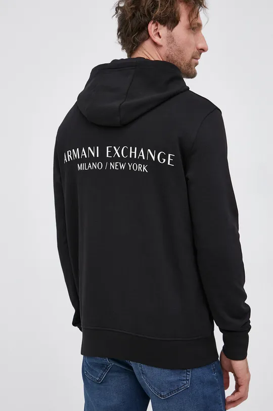 Кофта Armani Exchange  Основний матеріал: 100% Бавовна Підкладка капюшона: 100% Бавовна Резинка: 97% Бавовна, 3% Еластан