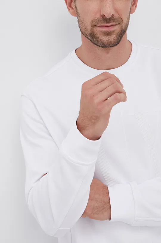 bela Armani Exchange bombažni pulover