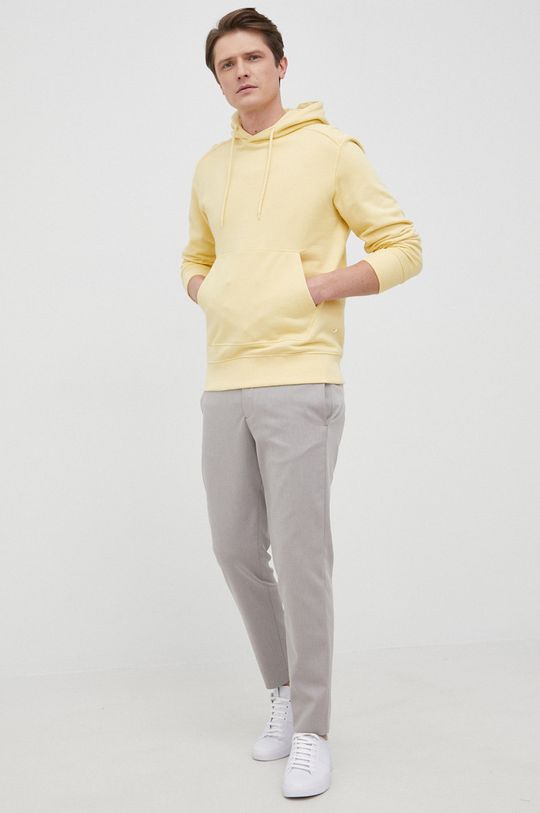 Selected Homme bluza bawełniana żółty