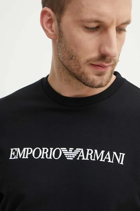 czarny Emporio Armani bluza