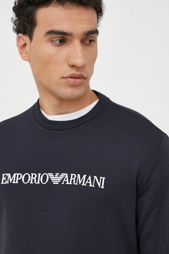 tmavomodrá Mikina Emporio Armani