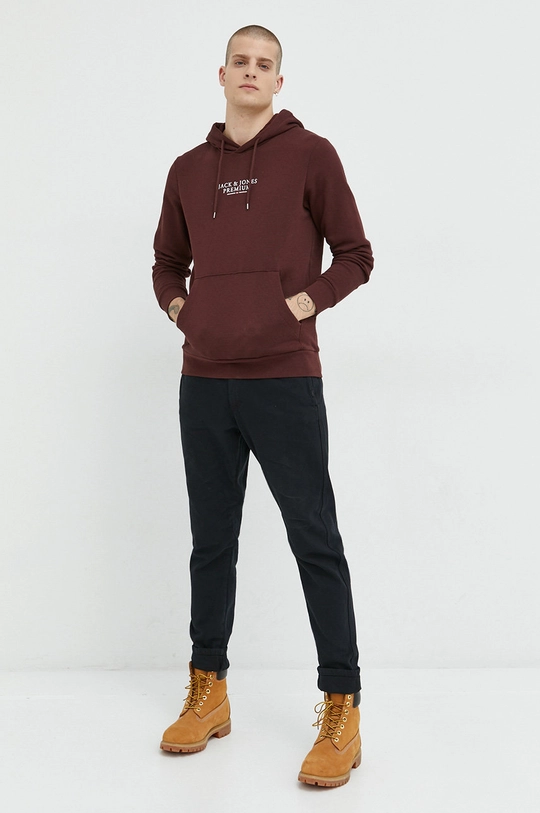 Dukserica Premium by Jack&Jones Archie smeđa