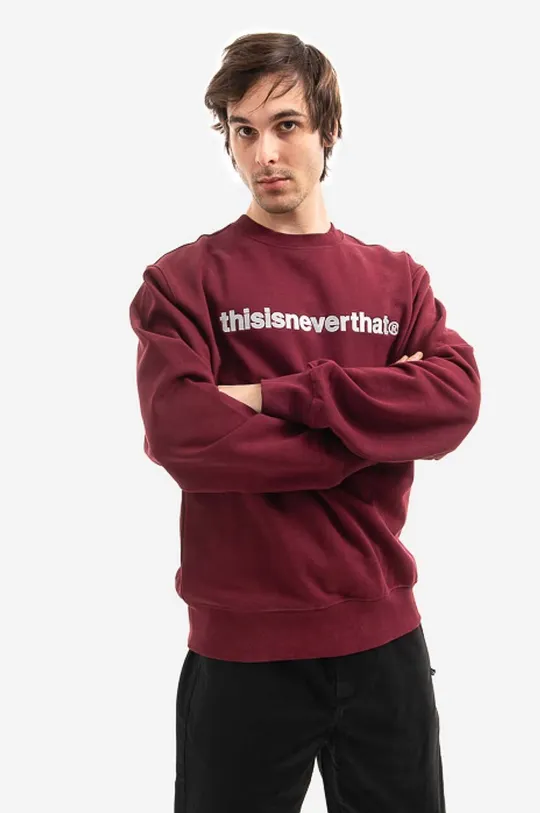 red thisisneverthat cotton sweatshirt T-Logo Crewneck Men’s