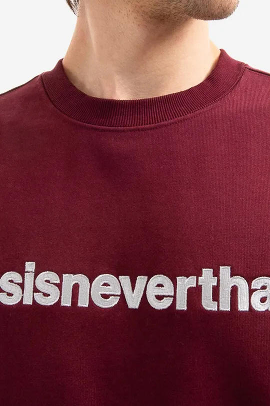 κόκκινο Βαμβακερή μπλούζα thisisneverthat T-Logo Crewneck
