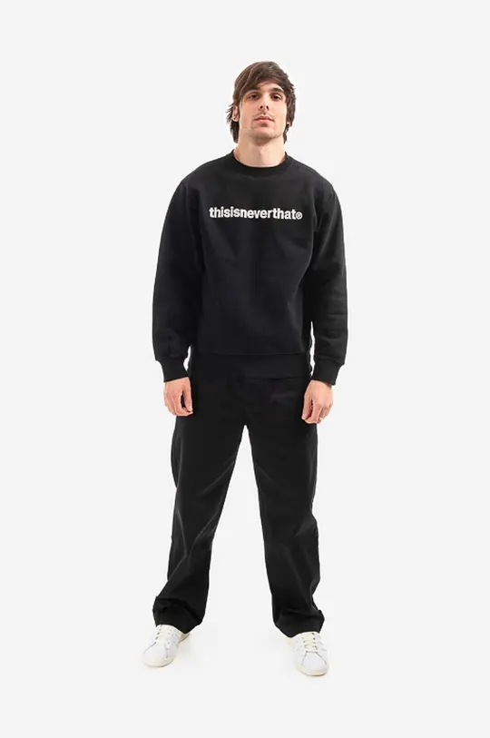 thisisneverthat cotton sweatshirt T-Logo Crewneck black