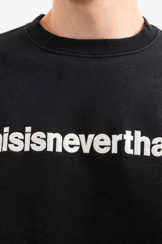 black thisisneverthat cotton sweatshirt T-Logo Crewneck