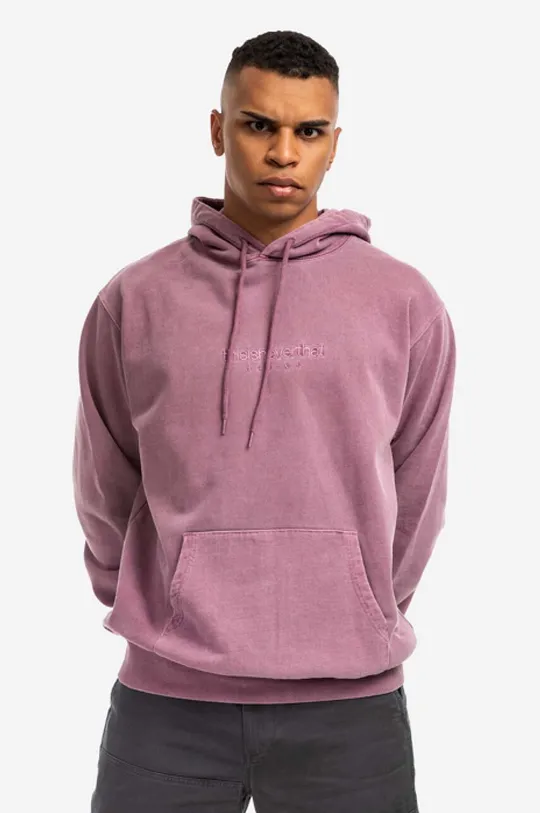 violet thisisneverthat cotton sweatshirt L-Logo Men’s