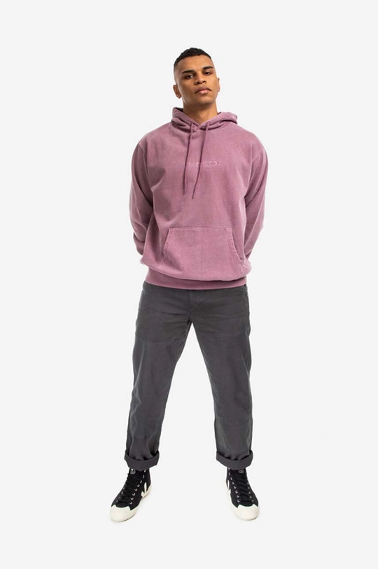 thisisneverthat cotton sweatshirt L-Logo violet