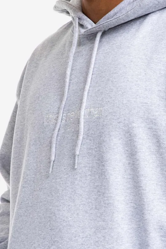 gray thisisneverthat cotton sweatshirt L-Logo