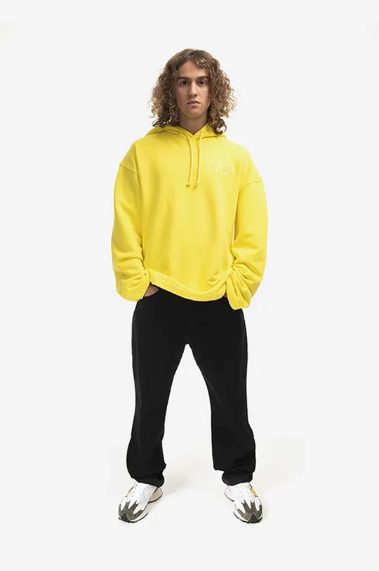 032C cotton sweatshirt Oversized Dram yellow