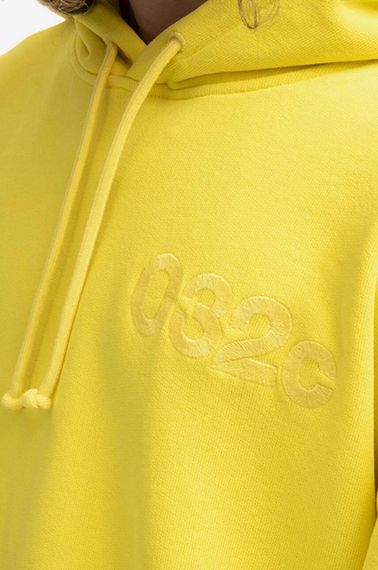 žltá Bavlnená mikina 032C Oversized Dram Hoodie FW22-C-2041 YELLOW