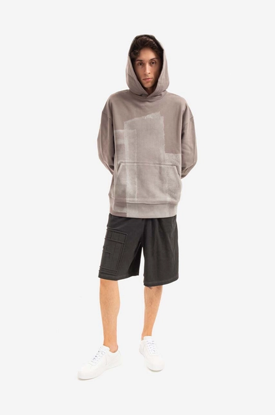 A-COLD-WALL* hanorac de bumbac Collage Hoodie gri