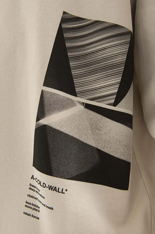 bej A-COLD-WALL* hanorac de bumbac Scan Hoodie