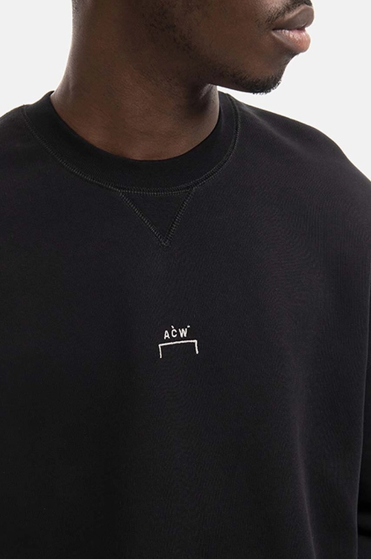 black A-COLD-WALL* cotton sweatshirt Essential Crewneck