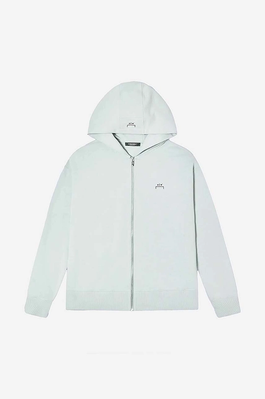 šedá Bavlněná mikina A-COLD-WALL* Brutalist Zip Hoodie