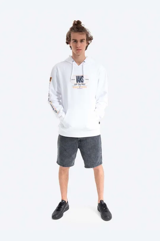 Vans cotton sweatshirt Frequency white